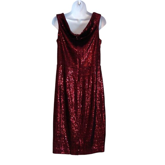 Lauren Ralph Lauren Maralyse All Over Sequin Off Shoulder Feminine Elegant 14 - Picture 4 of 16